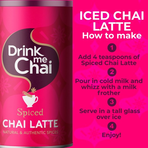 Drink Me Chai Spiced Chai Latte