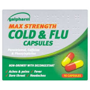 Galpharm Cold & Flu Day And Night Max Strength Capsules