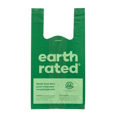 Earth Rated Poop Bags Lavender Tie Handle Bags