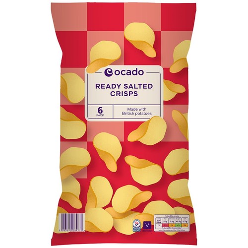 Ocado Ready Salted Crisps Multipack