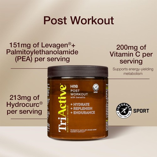 TriActive Sport Post Workout Blend "with Benefits" Orange & Mango