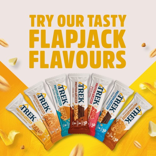 TREK Smooth Lemon Protein Flapjacks Multipack