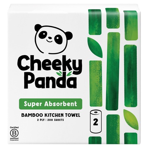 The Cheeky Panda Natural Bamboo Kitchen Rolls