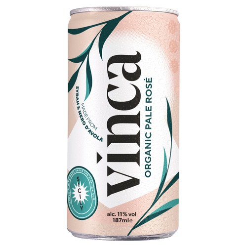 Vinca Rose Wine Can