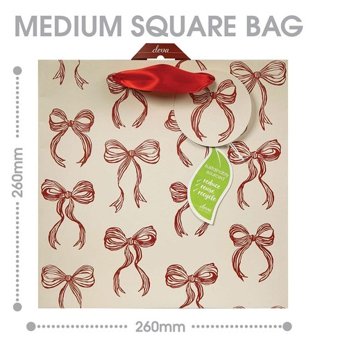 Bows Medium Christmas Gift Bag