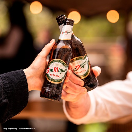 San Miguel Premium Lager Beer Bottles