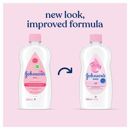 Johnson's Baby Oil for Delicate Skin