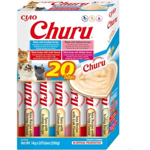 Churu 20 Pack Box Tuna Seafood Variety