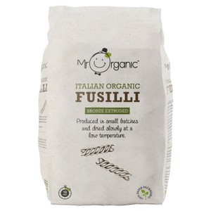 Mr Organic Italian Whole Wheat Fusilli Pasta