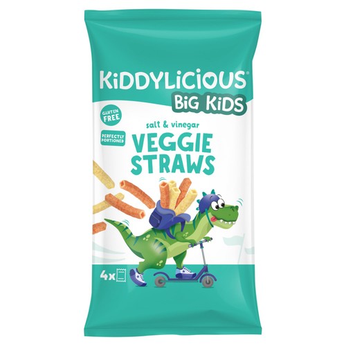 Kiddylicious Veggie Straws Salt & Vinegar Kids 3y+