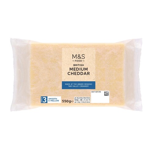 M&S British Medium Cheddar