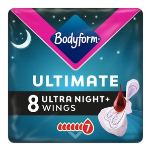 Bodyform Ultimate Ultra Night Wing 8Pk