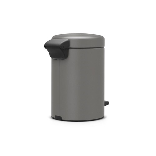 Brabantia NewIcon Pedal Bin 3 Litre Mineral Concrete Grey
