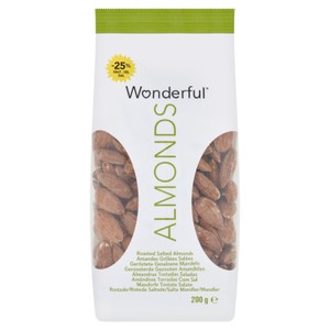 Wonderful Almonds Roasted No Salt