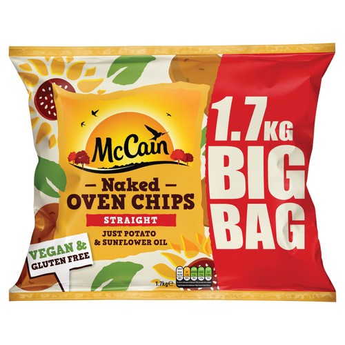 McCain Naked Oven Chips Straight Cut 1.7kg