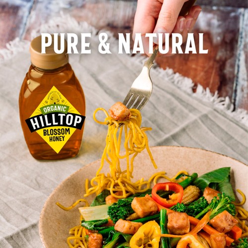 Hilltop Honey Organic Blossom Squeezy 