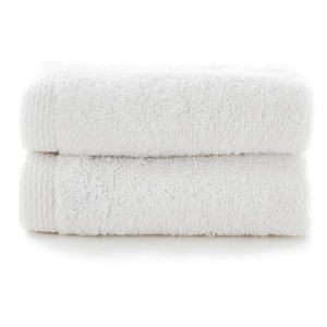 The Lyndon Company 100% Cotton Egyptian Spa Face Cloths, White