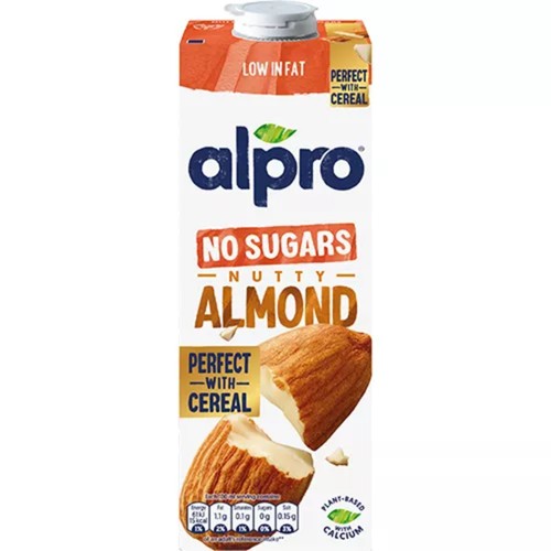 Alpro Almond No Sugar Long Life Dairy Free Drink