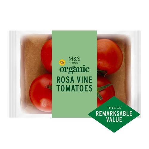 M&S Organic Vine Ripened Rosa Tomatoes