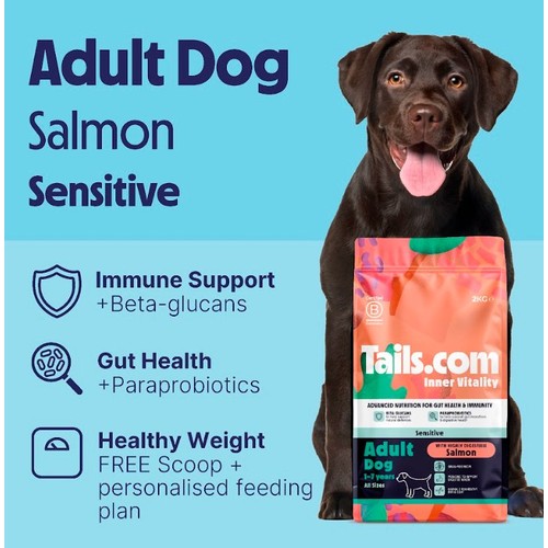 Tails.com Inner Vitality Sensitive Grain Free Adult Dog Dry Food Salmon