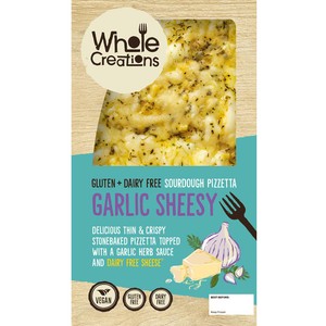 Wholecreations Gluten & Dairy Free Garlic Sheesy Pizzetta