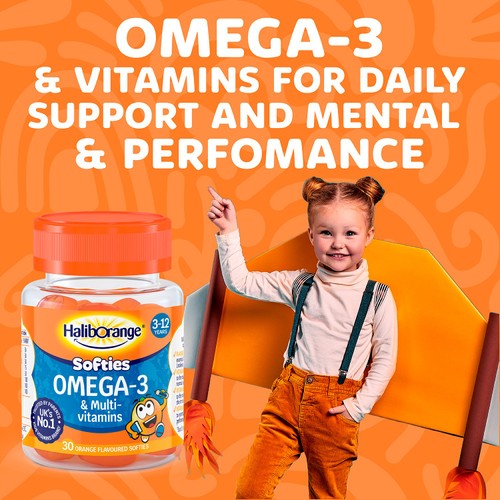 Haliborange Multivitamin & Omega-3 Softies 3-12 yrs