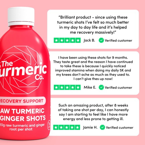 The Turmeric Co. Raw Turmeric & Ginger dosing bottle