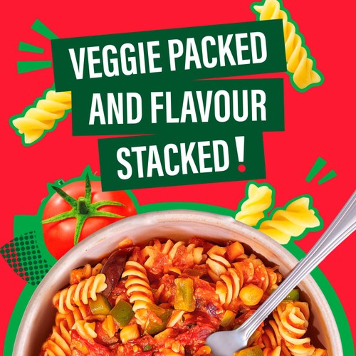 Dolmio Classics Veggie Packed Fusilli Microwave Pasta Meal