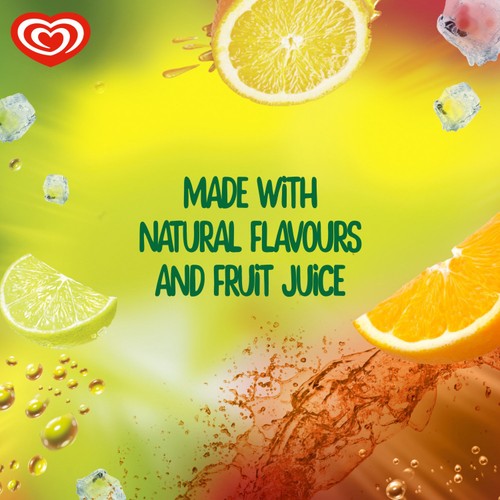 Calippo Mini Orange & Lemon-Lime Ice Lollies