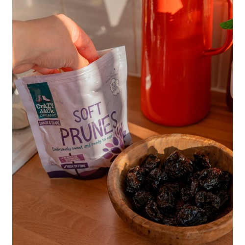 Crazy Jack Organic Soft Prunes Ready To Eat