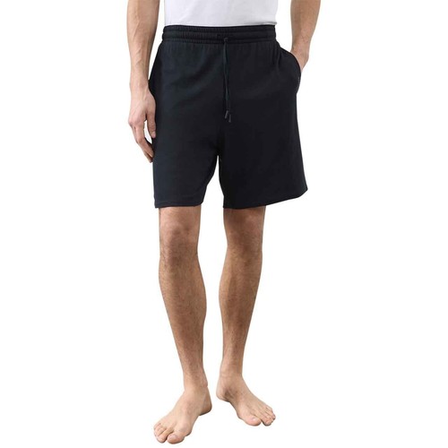 M&S Mens Autograph Cotton Modal Pyjama Shorts, L, Dark Navy