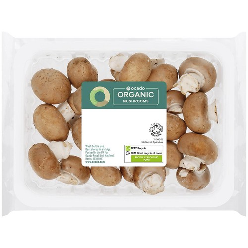 Ocado Organic Button Mushrooms