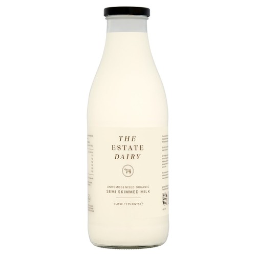 The Estate Dairy Organic Unhomogenised Whole Milk