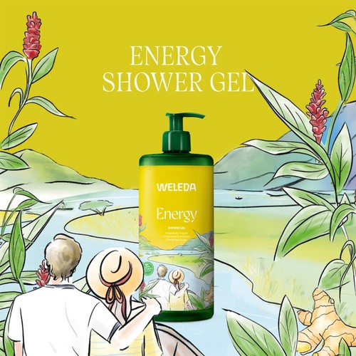 Weleda Ginger Energy Shower Gel Certified Natural