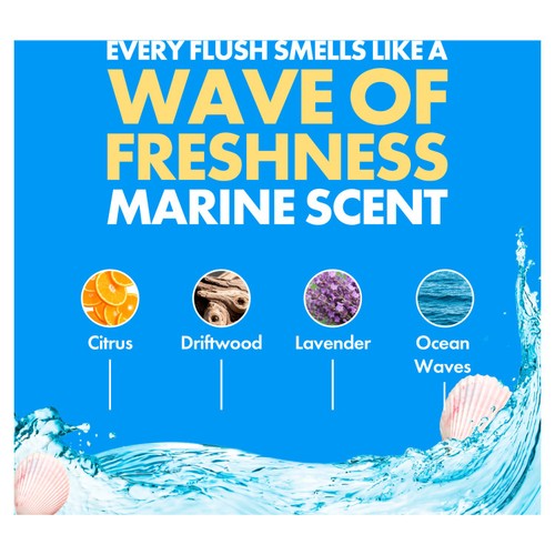 Duck Toilet Fresh Discs Duo Refills Marine