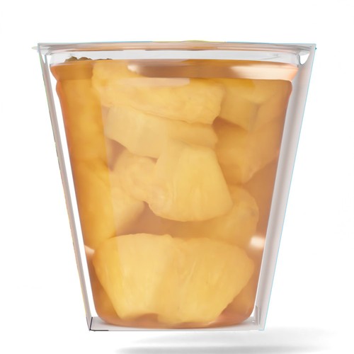 Dole Tropical Gold Pineapple Chunks in Juice Fruit Pot