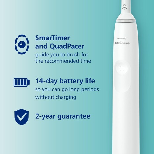 Philips Sonicare Series 3100 White Electric Toothbrush