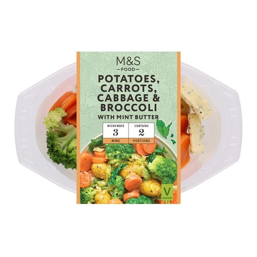M&S Vegetable Selection with Mint Butter