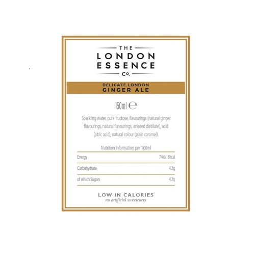 London Essence Co. Ginger Ale Cans