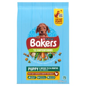 BAKERS Meaty Meals Beef Dry Dog Food 1kg