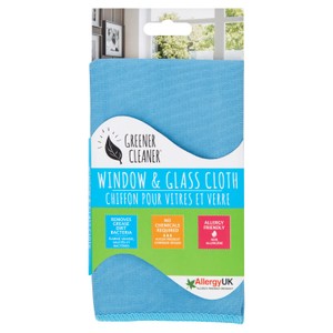 Greener Cleaner Window and Glass Microfibre Cloth