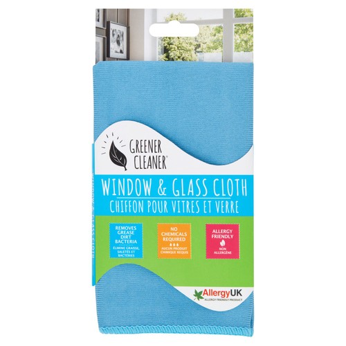 Greener Cleaner Window and Glass Microfibre Cloth