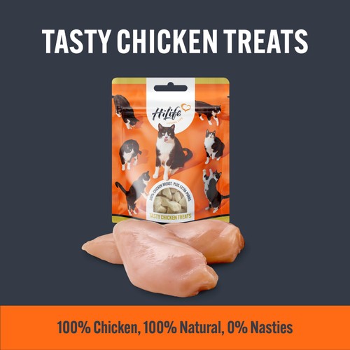 HiLife It's only Natural Chicken Breast Cat Treats