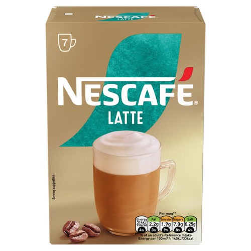 Nescafe Latte Instant Coffee 7 Sachets