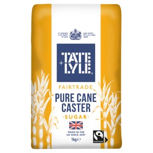Tate & Lyle Fairtrade Cane Sugar Caster Sugar1kg