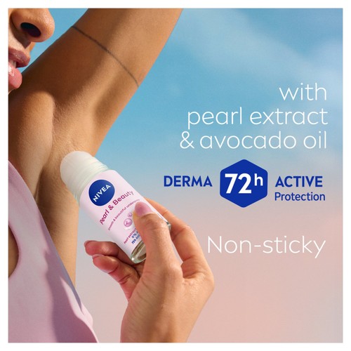 NIVEA Pearl & Beauty Anti-Perspirant Deodorant Roll-On 