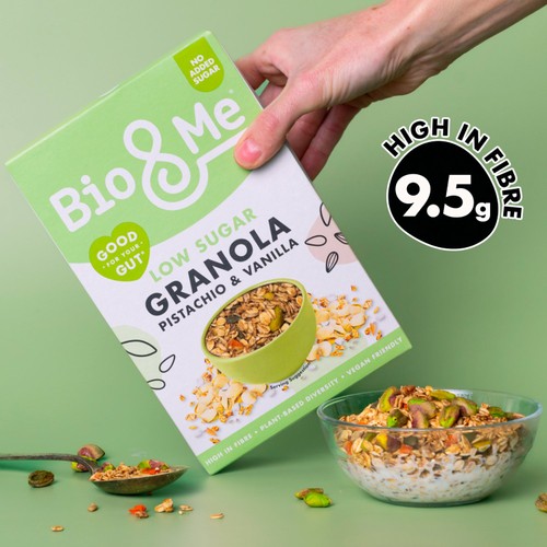 Bio&Me Pistachio & Vanilla Low Sugar Granola
