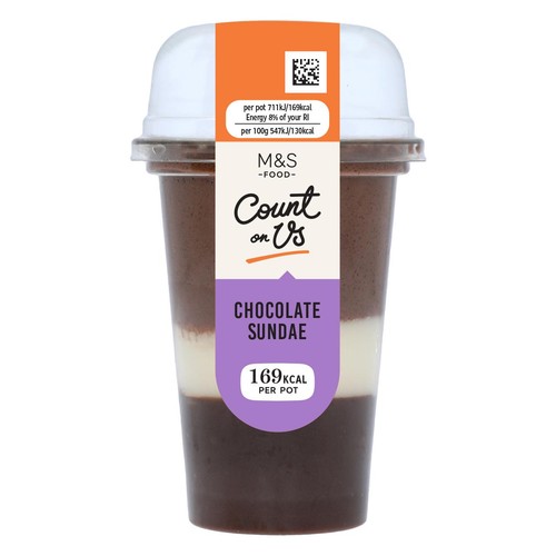 M&S Count On Us Triple Chocolate Sundae