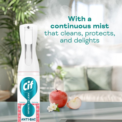 Cif Infinite Clean Anti-Bac All in One Cleaner Spray Apple & Jasmine