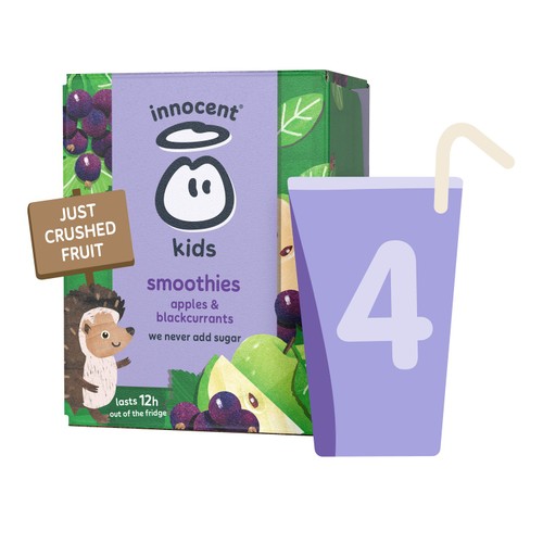 Innocent Kids Apples & Blackcurrants Smoothies